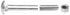 Auveco No. 10643 5/16"-18 X 12 Battery Hold Down Bolt - Zinc W/ Nut, Quantity - 10