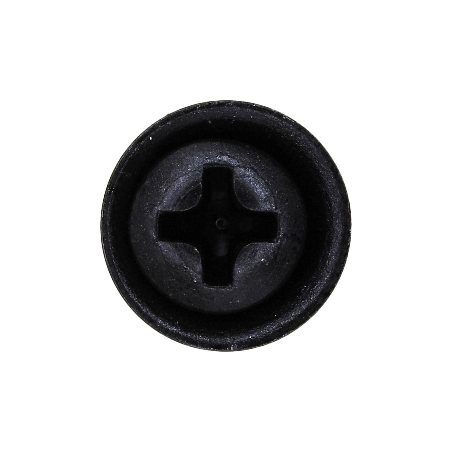 Auveco No. 10653 #8-18 X 11/16" Phillips Ov #6 Head AB W/SEMS Tapping Screw - Blk, Quantity - 100