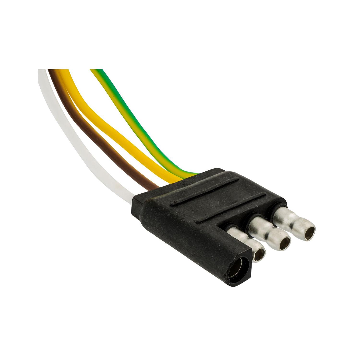 Auveco No. 10783 4-Way Harness Plug Receptacle Male 18Ga, Quantity - 2