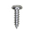 Auveco No. 1092 #8 X 5/8" Slotted Pan Head AB Tapping Screw - Zinc, Quantity - 100