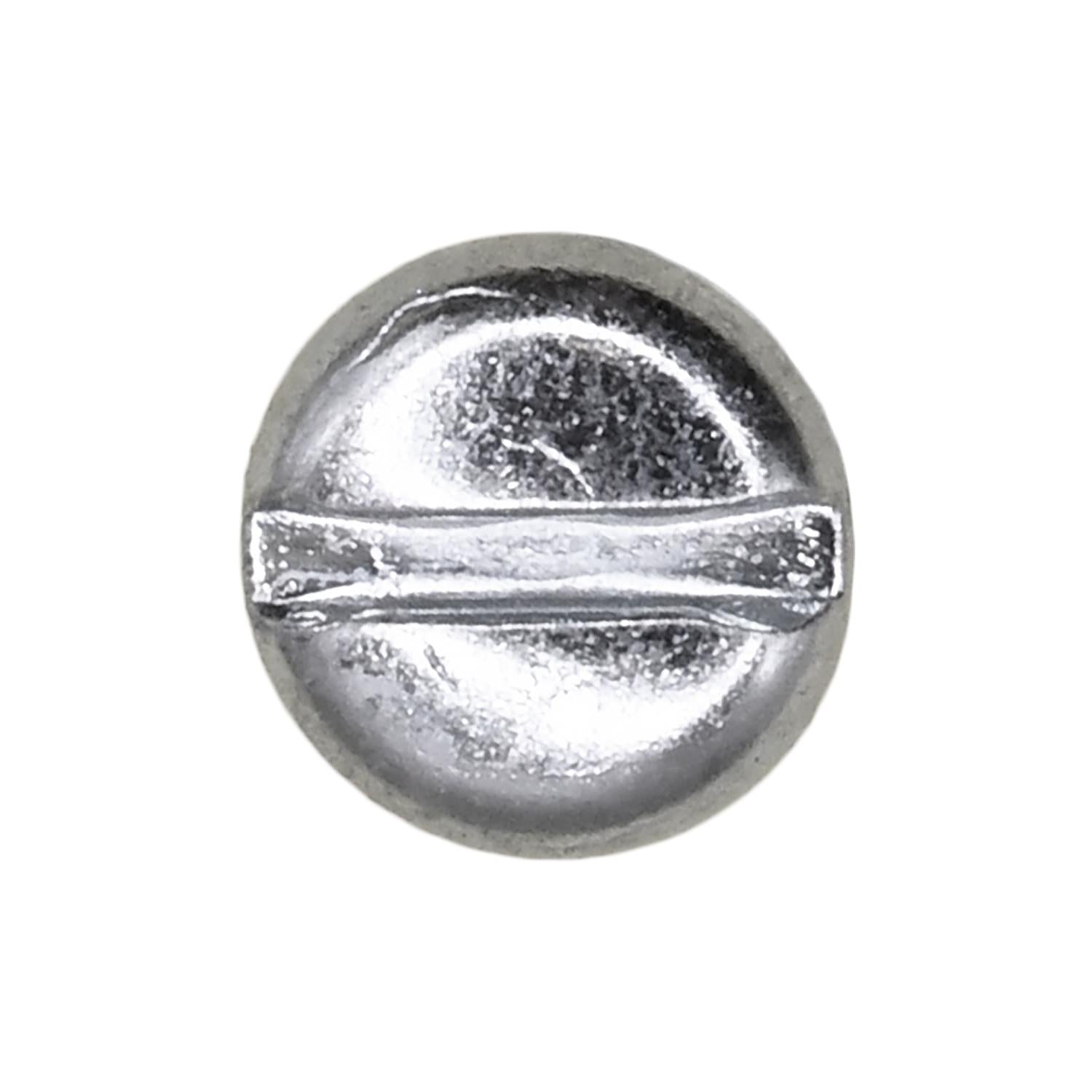 Auveco No. 1092 #8 X 5/8" Slotted Pan Head AB Tapping Screw - Zinc, Quantity - 100
