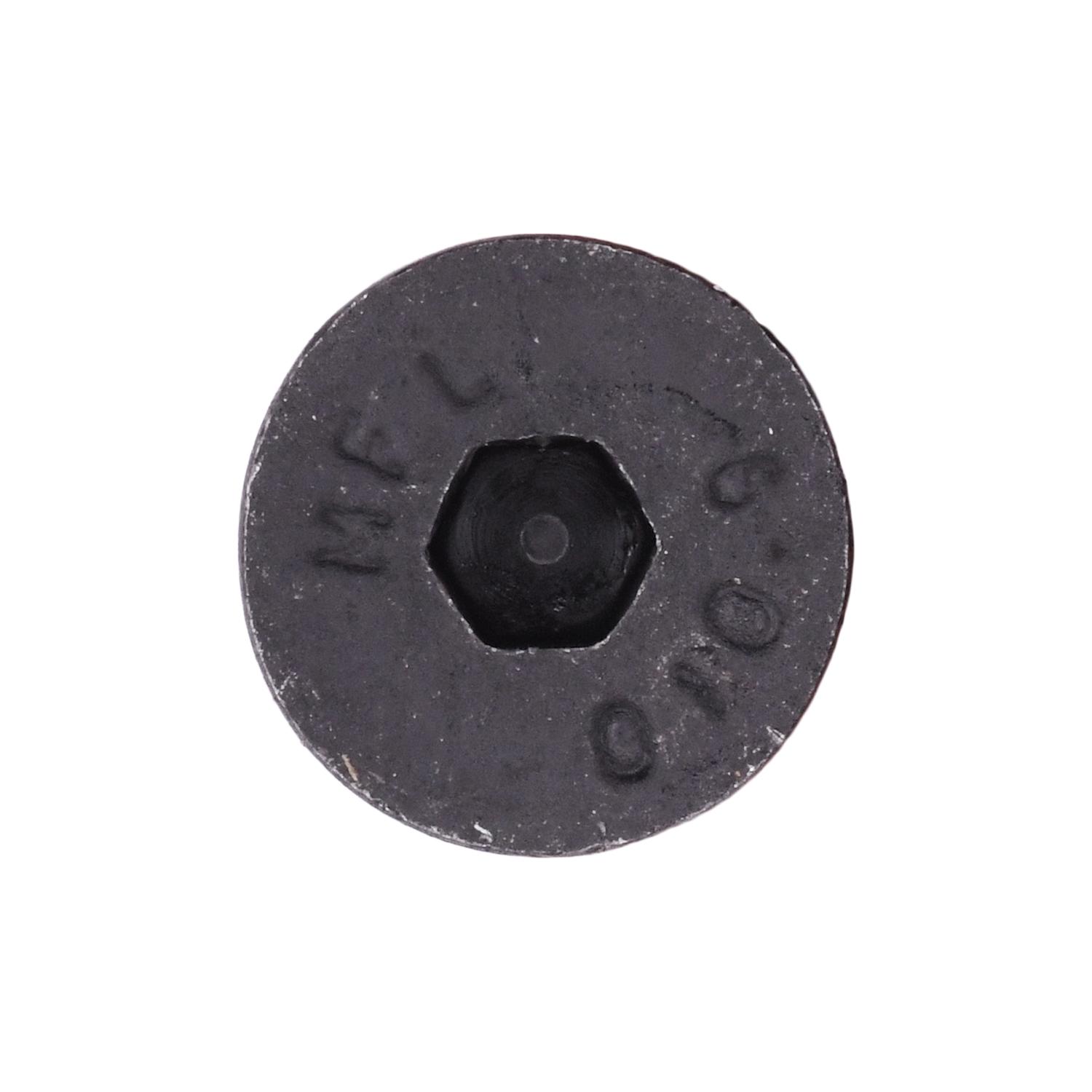 Auveco No. 10972 8-1.25 X 25mm Flat Socket Cap Scw Din 7991 Class 10.9, Quantity - 10