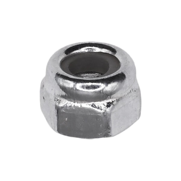 Auveco No. 11049 4mm-.7 Metric Nylon Insert Lock Nut Din 985, Quantity - 100