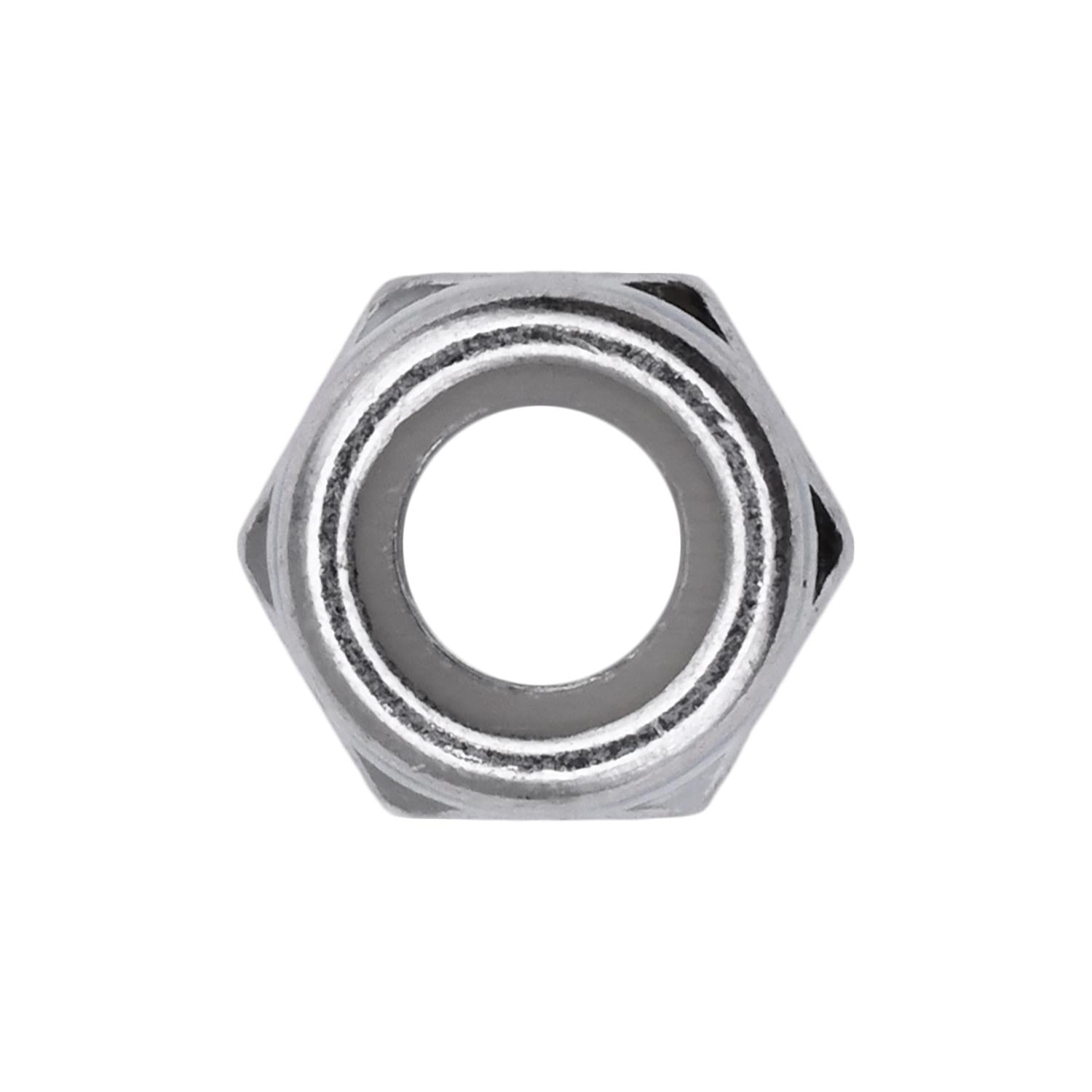 Auveco No. 11055 8mm-1.25 Metric Nylon Insert Lock Nut Din 985, Quantity - 100