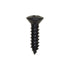 Auveco No. 11086 #10 X 3/4" Phillips Oval Head Tapping Screw - Black Oxide, Quantity - 100