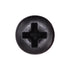 Auveco No. 11092 #10 X 1-1/2" Phillips Oval HeadTapping Screw - Black Oxide, Quantity - 100