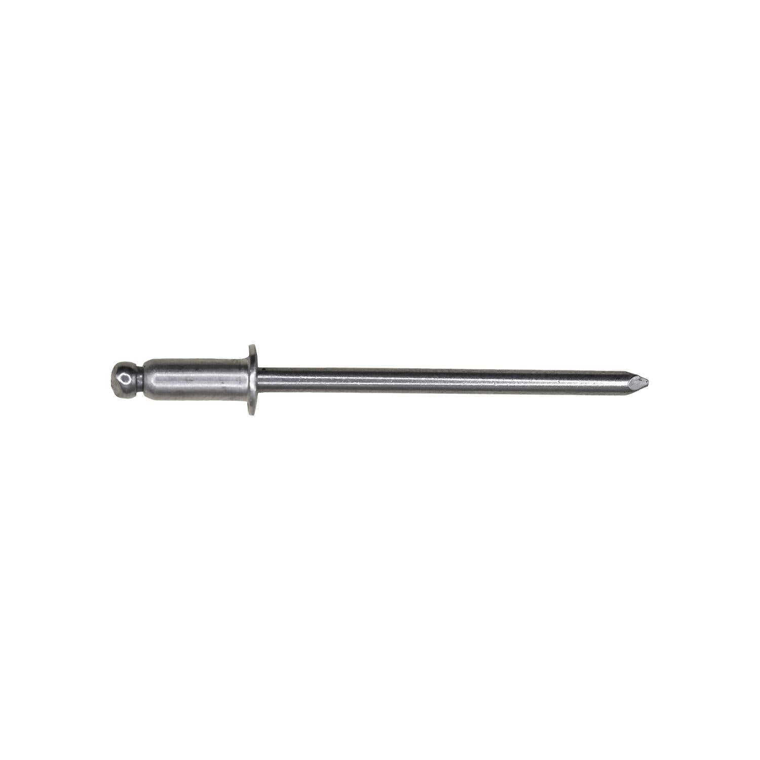 Auveco # 11105 Rivet Stainless Steel 1/8" Diameter 3/16"-1/4" Grip. Qty 500.