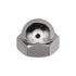 Auveco # 11182 1/4"-20 X 7/16" Steel Acorn Cap Nut - Nickel. Qty 50.