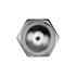 Auveco # 11182 1/4"-20 X 7/16" Steel Acorn Cap Nut - Nickel. Qty 50.