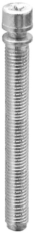Auveco No. 11246 1/4"-28 X 2" Phillips Headlamp Adjusting Screw - Zinc, Quantity - 25
