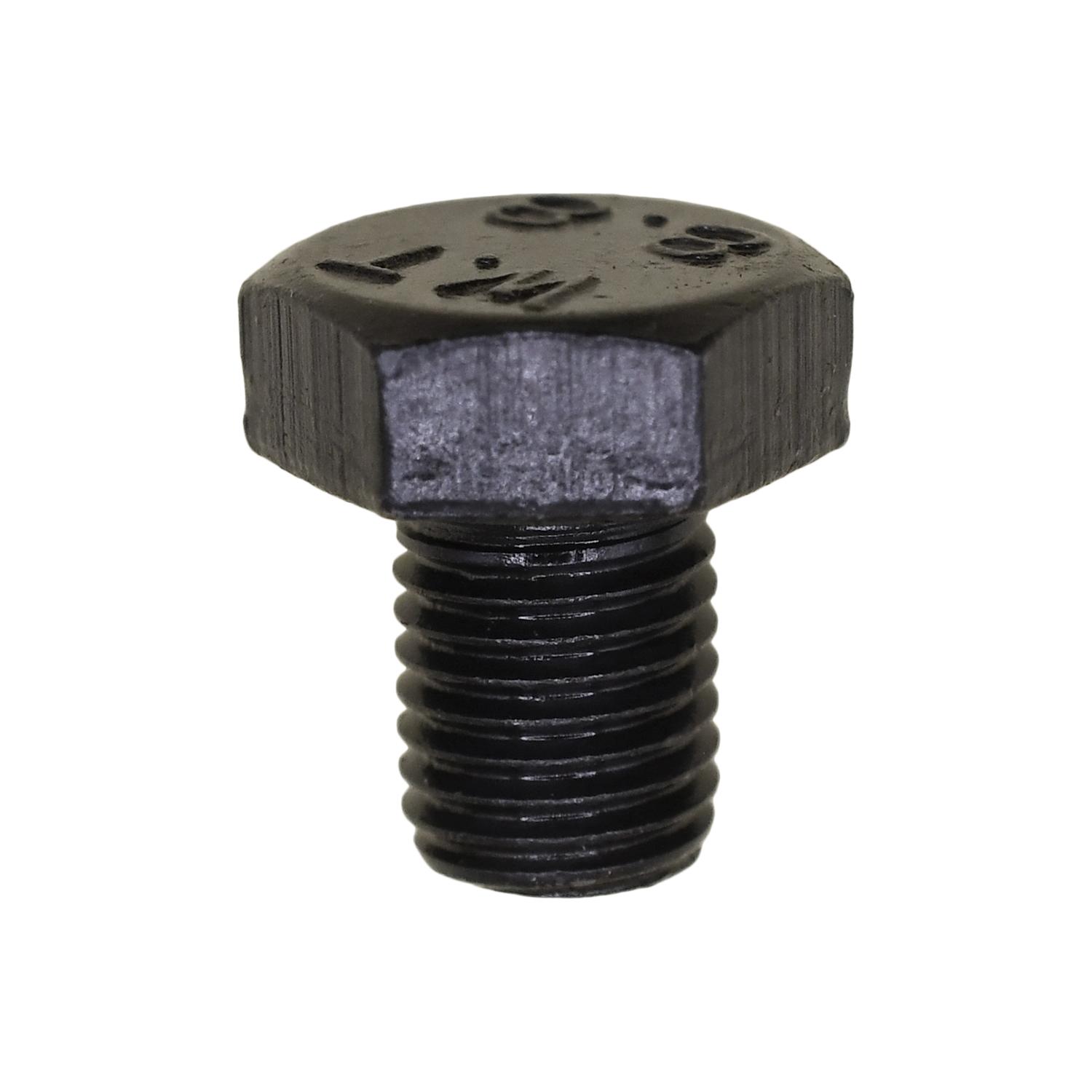 Auveco No. 11255 8-1.00 X 10mm Metric Hex Head Din 961 Class 8.8 - Black, Quantity - 10