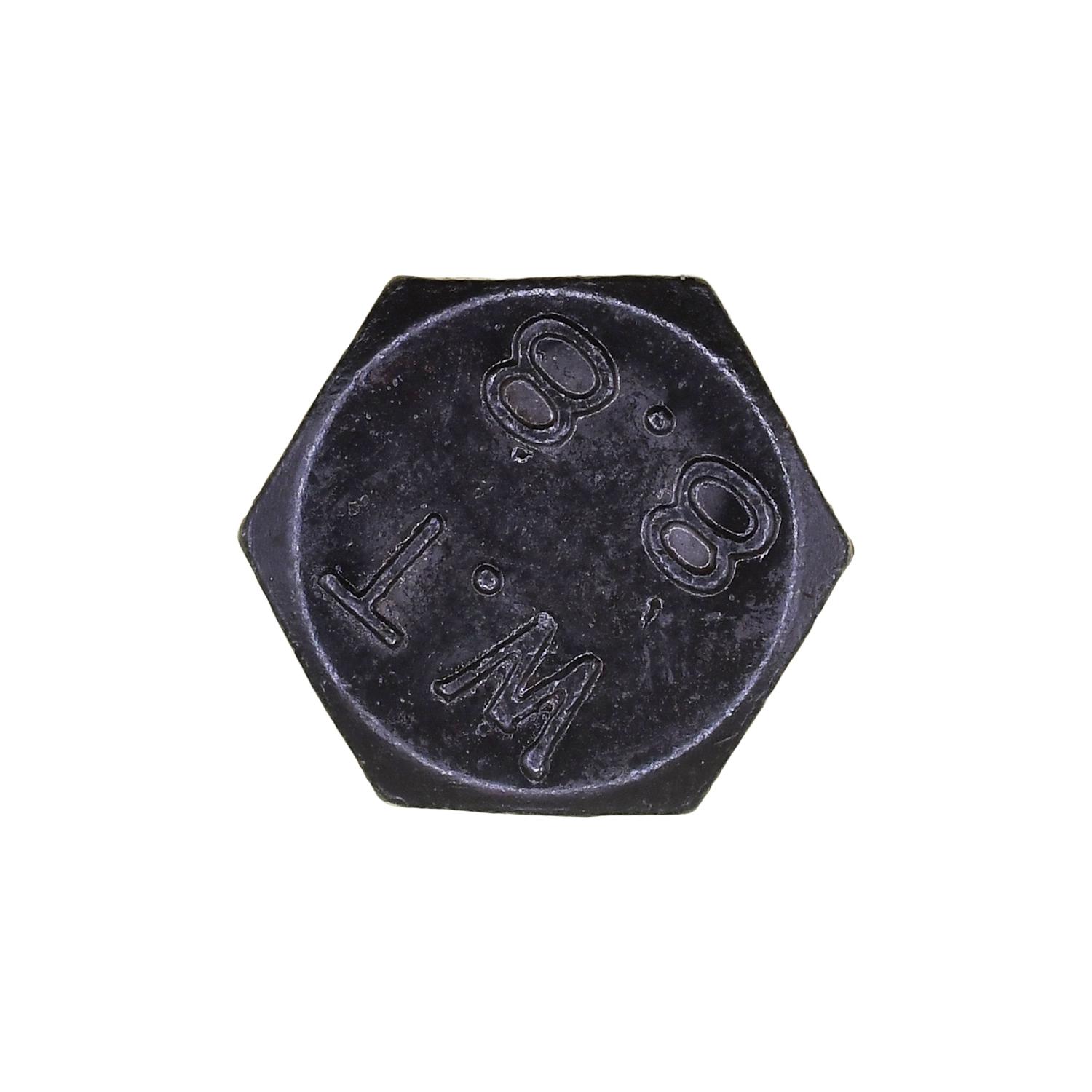 Auveco No. 11255 8-1.00 X 10mm Metric Hex Head Din 961 Class 8.8 - Black, Quantity - 10