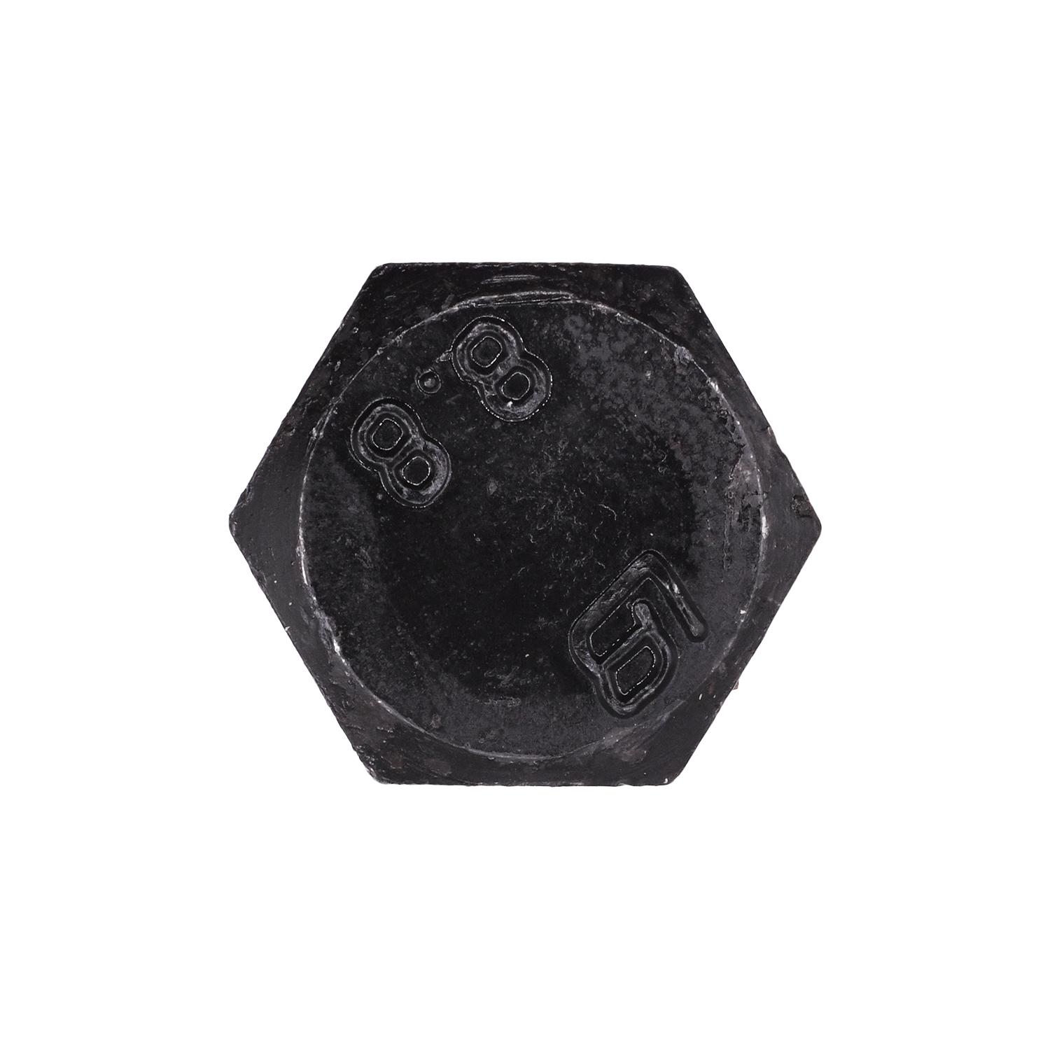 Auveco No. 11276 12-1.5 X 50mm Metric Hex Head Din 961 Class 8.8 - Black, Quantity - 5