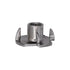 Auveco # 11325 Tee Nuts 1/4"-20 X 5/16" 4 Prong Slimline. Qty 100.