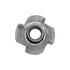 Auveco # 11325 Tee Nuts 1/4"-20 X 5/16" 4 Prong Slimline. Qty 100.