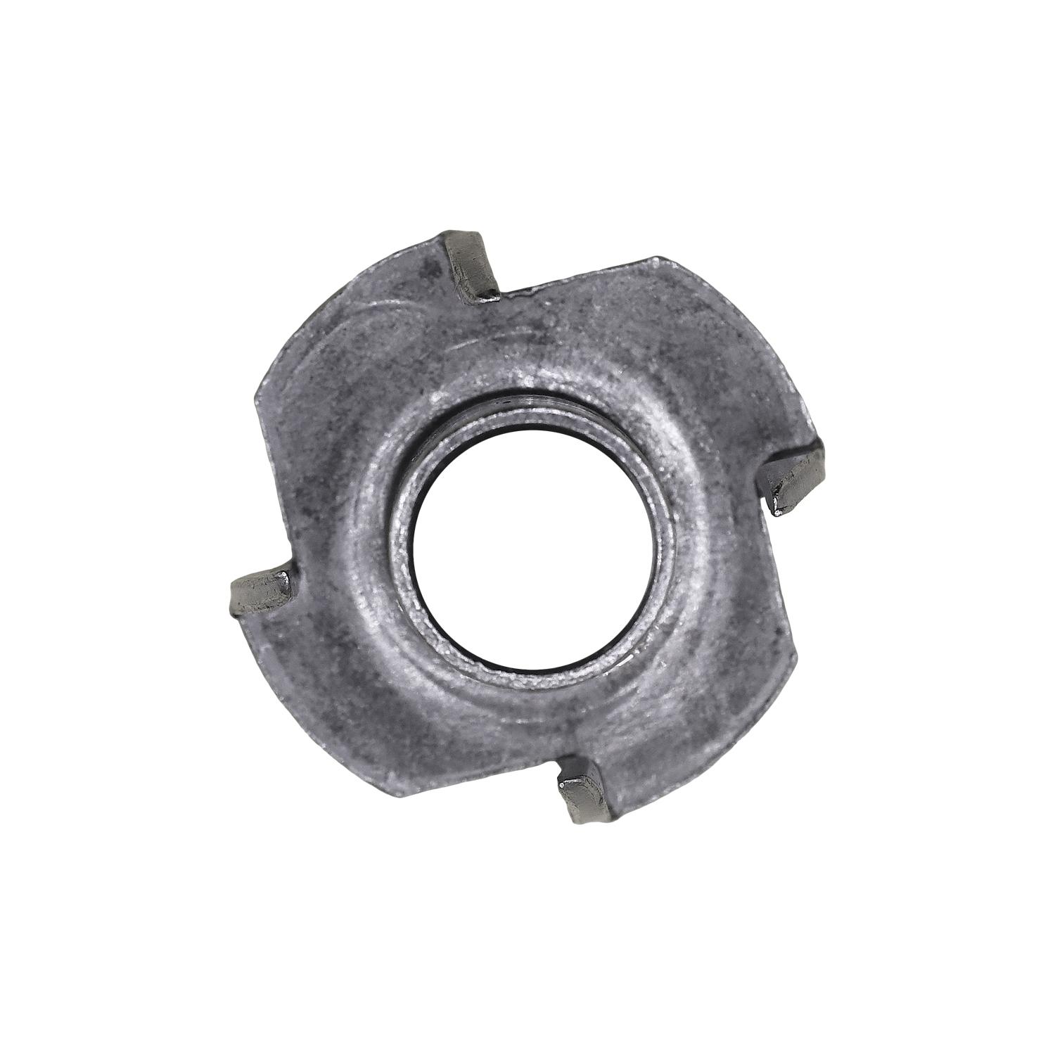 Auveco No. 11327 Tee Nuts 3/8"-16 X 7/16" 4 Prong Slimline, Quantity - 25