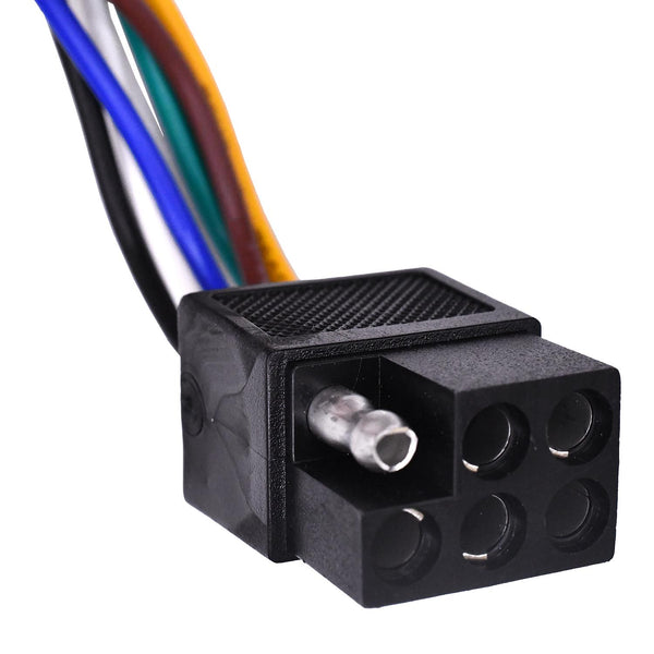 Auveco No. 11435 6 Way Female Trailer Connector, Quantity - 5