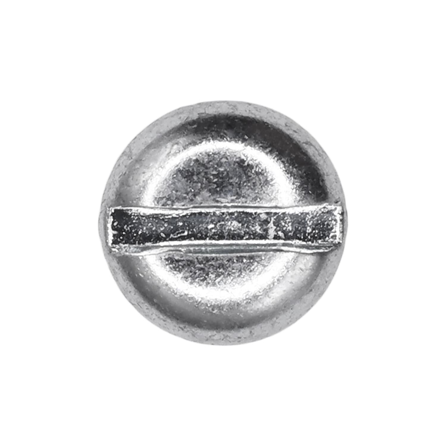 Auveco No. 1146 #8 X 1/2" Slotted Pan Head Tapping Screw AB - Zinc, Quantity - 100