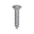 Auveco No. 1149 #8 X 3/4" Slotted Head Oval AB Tapping Screw - Zinc, Quantity - 100