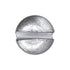 Auveco No. 1149 #8 X 3/4" Slotted Head Oval AB Tapping Screw - Zinc, Quantity - 100