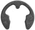 Auveco # 11521 8.0mm E-Type Retaining Rings DIN 1500 - Phosphate/Oil. Qty 100.