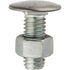 Auveco # 11615 Bumper Bolt 3/8"-16 X 1" Stainless Steel Cap Pan Head With Nut. Qty 25.