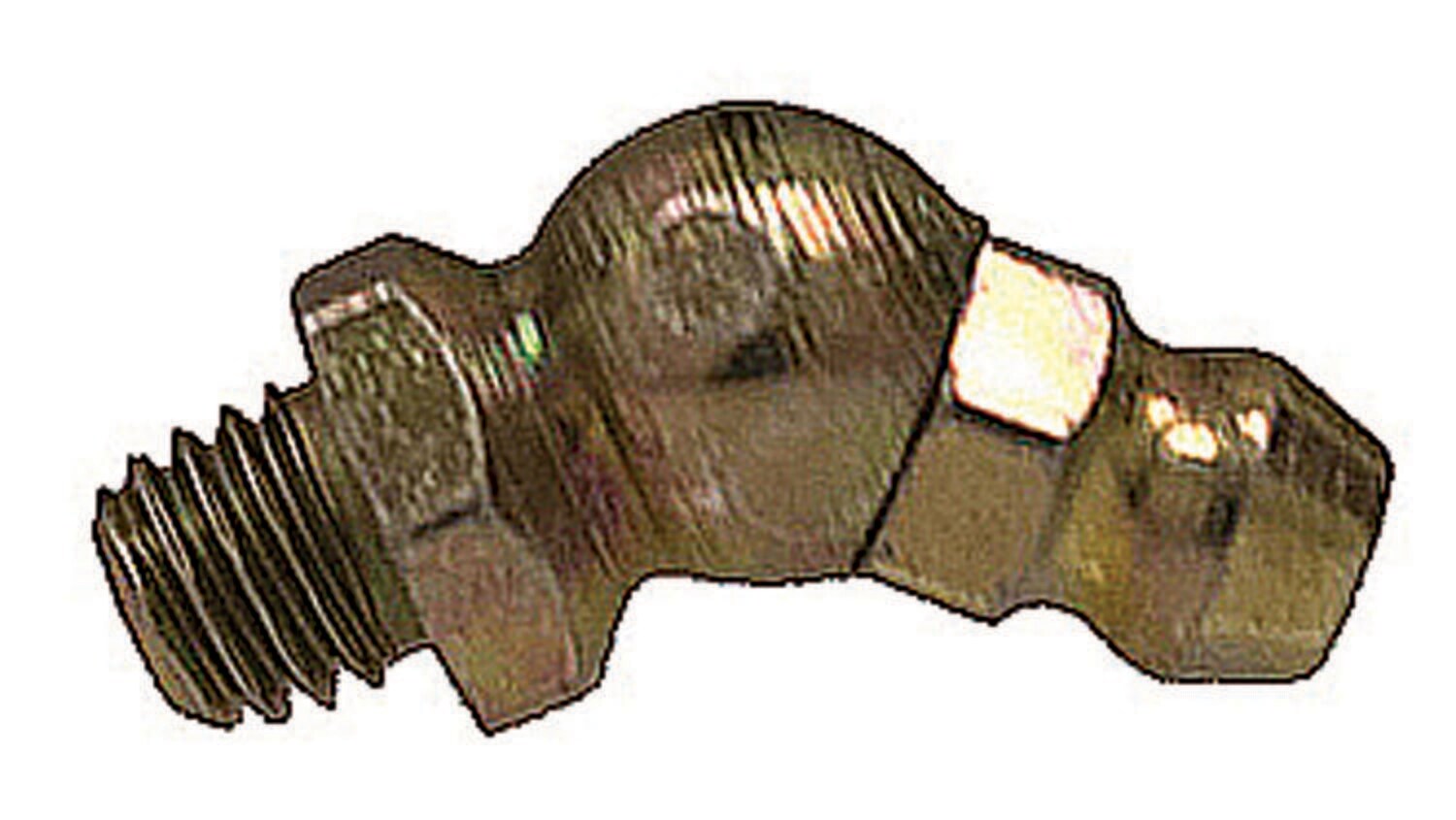 Auveco No. 11775 Grease Fitting 6mm-1.0 45 Degree Din 71412 7045, Quantity - 10