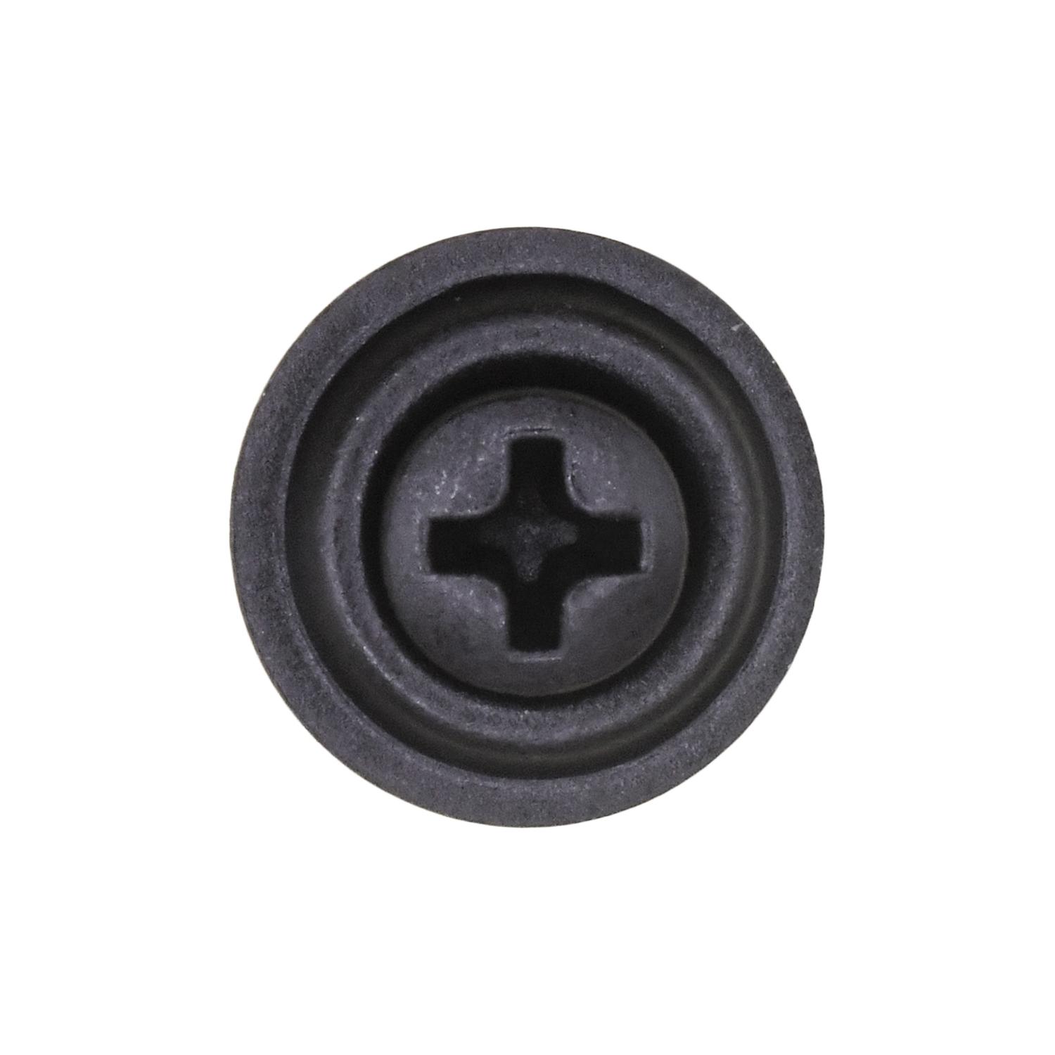 Auveco No. 11784 #6 X 5/8" Phillips Oval Head AB Tapping SEMS - Black Phosphate, Quantity - 100