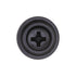 Auveco No. 11784 #6 X 5/8" Phillips Oval Head AB Tapping SEMS - Black Phosphate, Quantity - 100