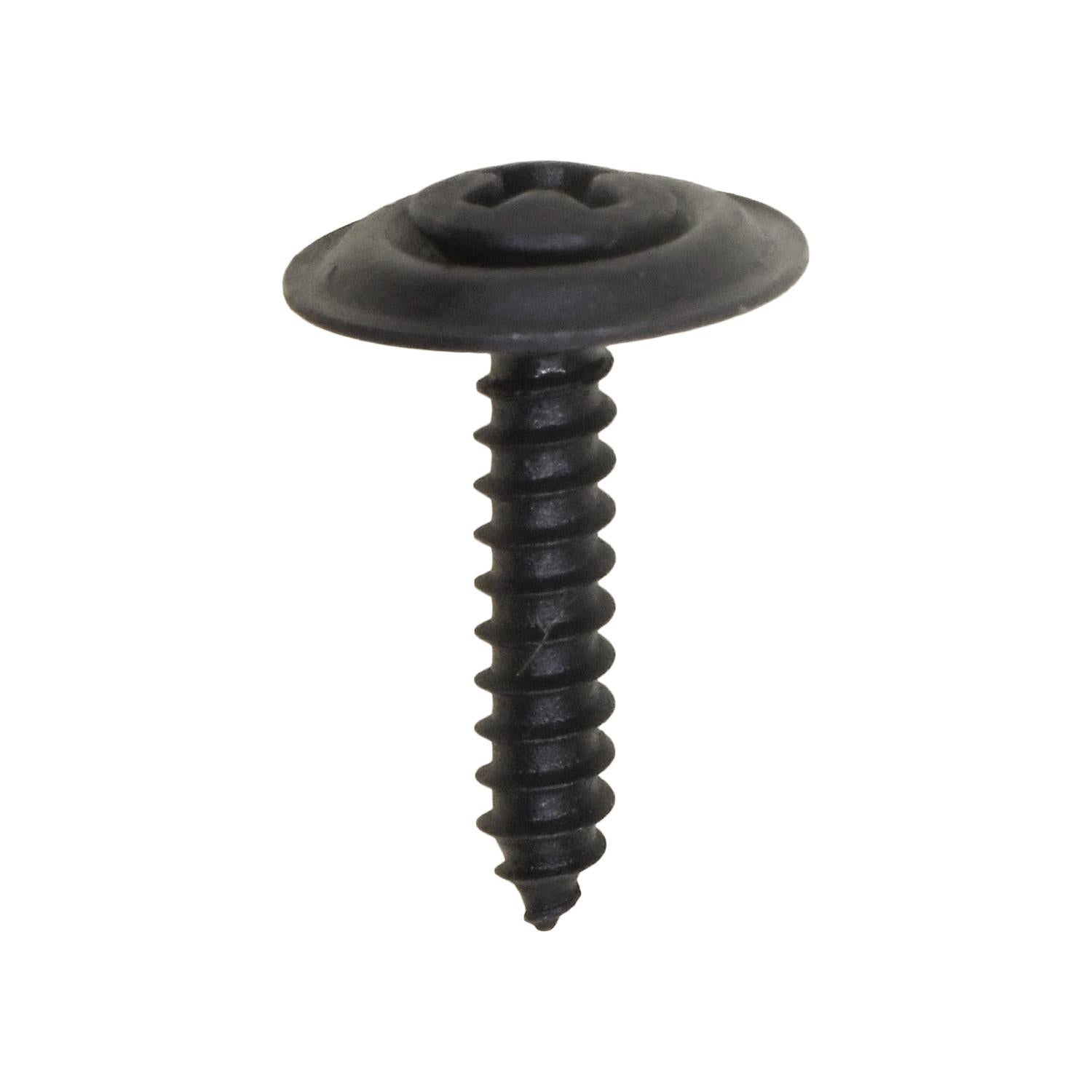 Auveco No. 11785 #6 X 3/4" Phillips Oval Head AB Tapping SEMS - Black Phosphate, Quantity - 100