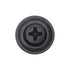 Auveco No. 11785 #6 X 3/4" Phillips Oval Head AB Tapping SEMS - Black Phosphate, Quantity - 100