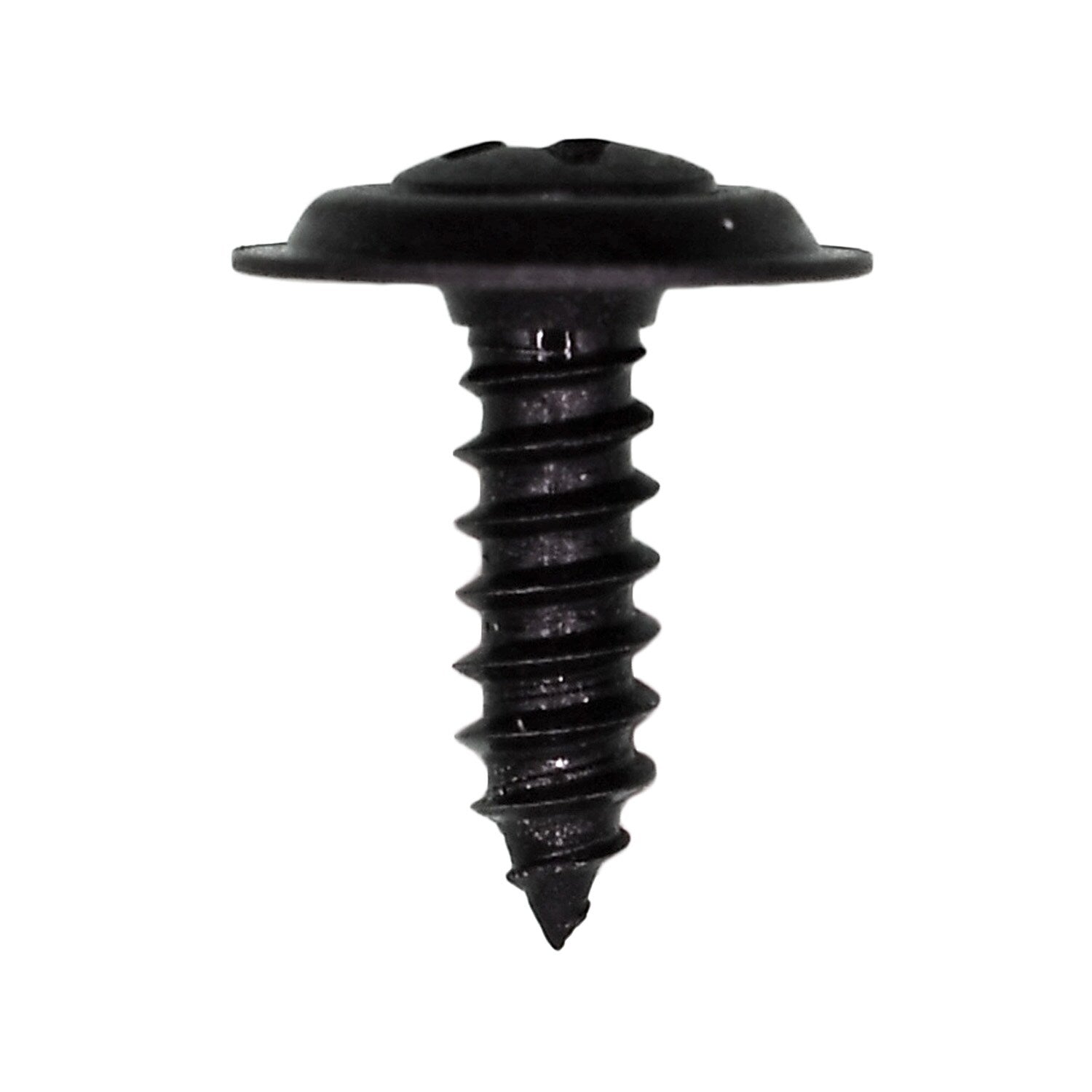 Auveco No. 11787 #8 X 5/8" Phillips Oval #6 Head AB Tapping SEMS - Black, Quantity - 100