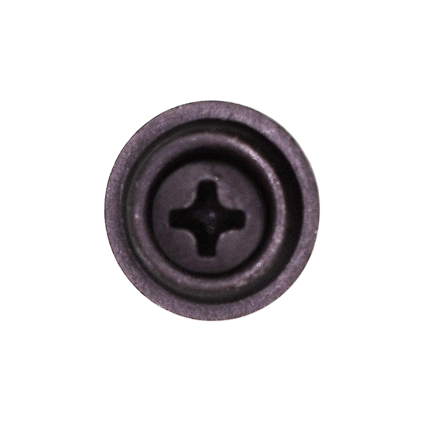 Auveco No. 11788 #8 X 3/4" Phillips Oval #6 Head AB Tapping SEMS - Black, Quantity - 100