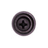 Auveco No. 11788 #8 X 3/4" Phillips Oval #6 Head AB Tapping SEMS - Black, Quantity - 100
