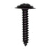 Auveco No. 11789 #8 X 1" Phillips Oval #6 Head AB Tapping SEMS - Black, Quantity - 100