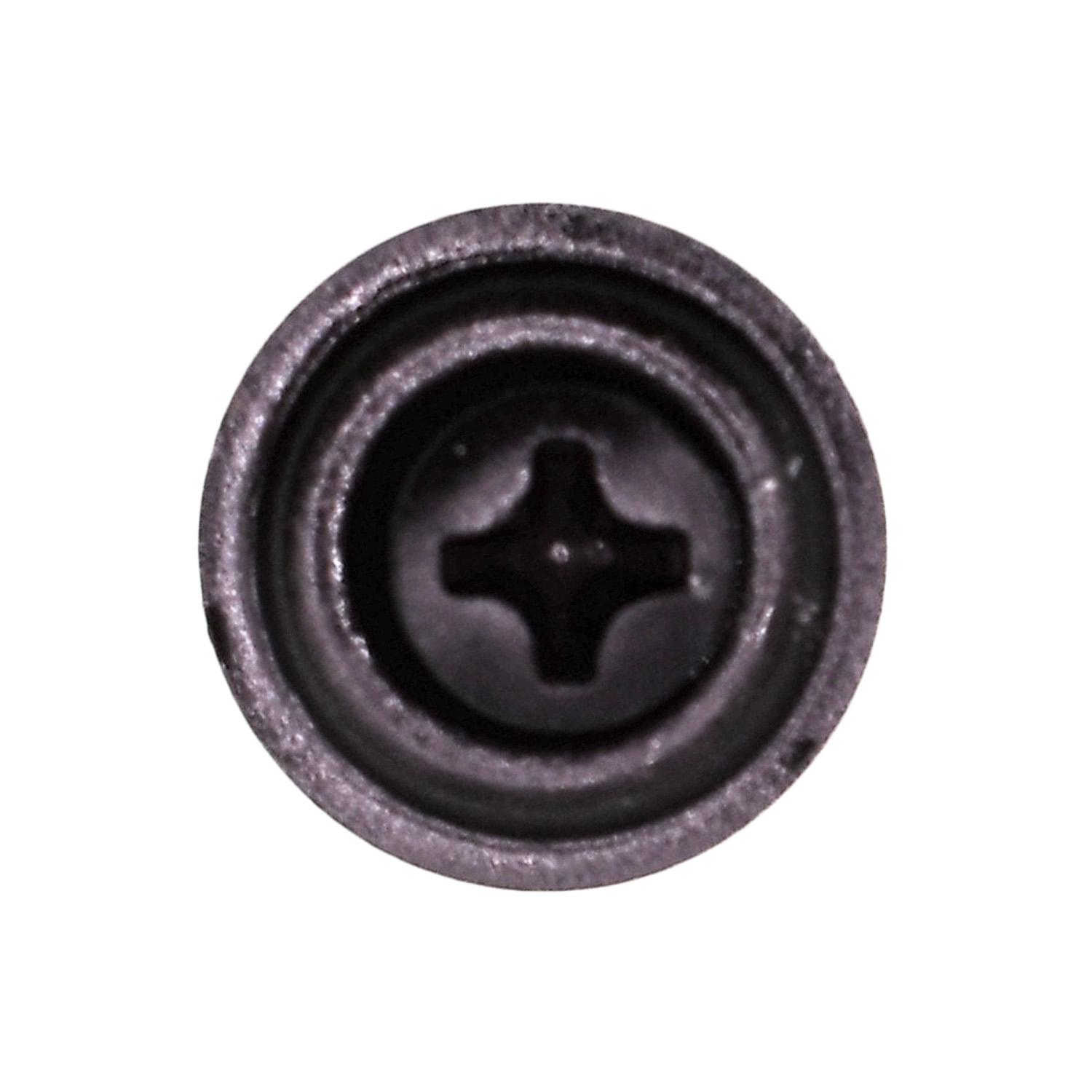 Auveco No. 11789 #8 X 1" Phillips Oval #6 Head AB Tapping SEMS - Black, Quantity - 100