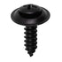 Auveco No. 11791 #10 X 3/4" Phillips Oval #8 Head AB Tapping SEMS - Black, Quantity - 50