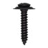 Auveco No. 11792 #10 X 1" Phillips Oval #8 Head AB Tapping SEMS - Black, Quantity - 50
