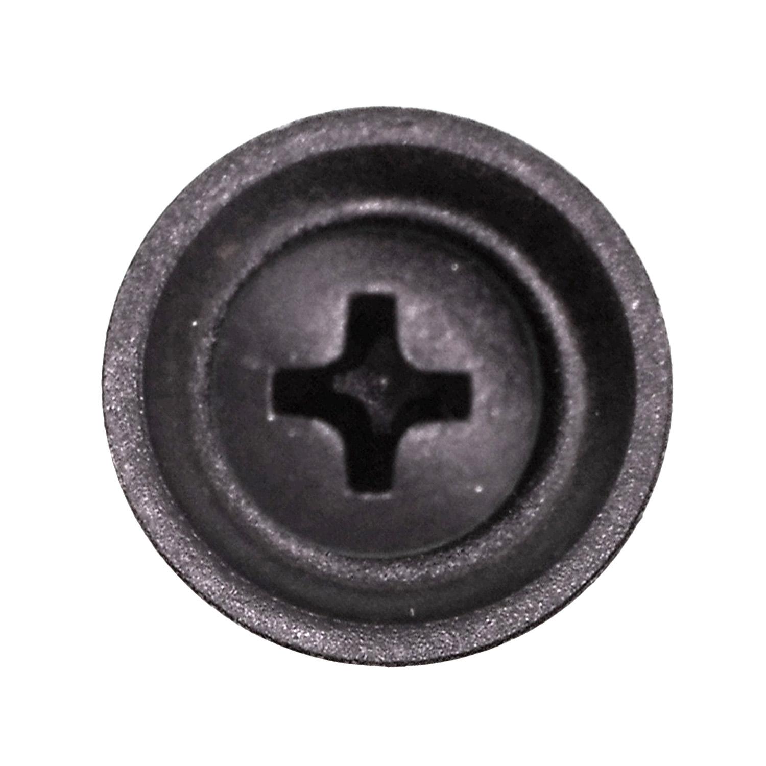Auveco No. 11792 #10 X 1" Phillips Oval #8 Head AB Tapping SEMS - Black, Quantity - 50