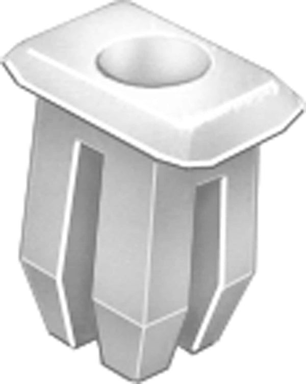 Auveco No. 11838 Nylon Nut #6 Screw - GM, Quantity - 50