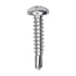 Auveco No. 11904 #8 X 1" Phillips Pan Head #2 Teks Screw - Zinc, Quantity - 100