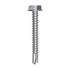 Auveco No. 11910 #10 X 1-1/2" Indented Hex Washer Head #3 Super Teks - Zinc, Quantity - 50