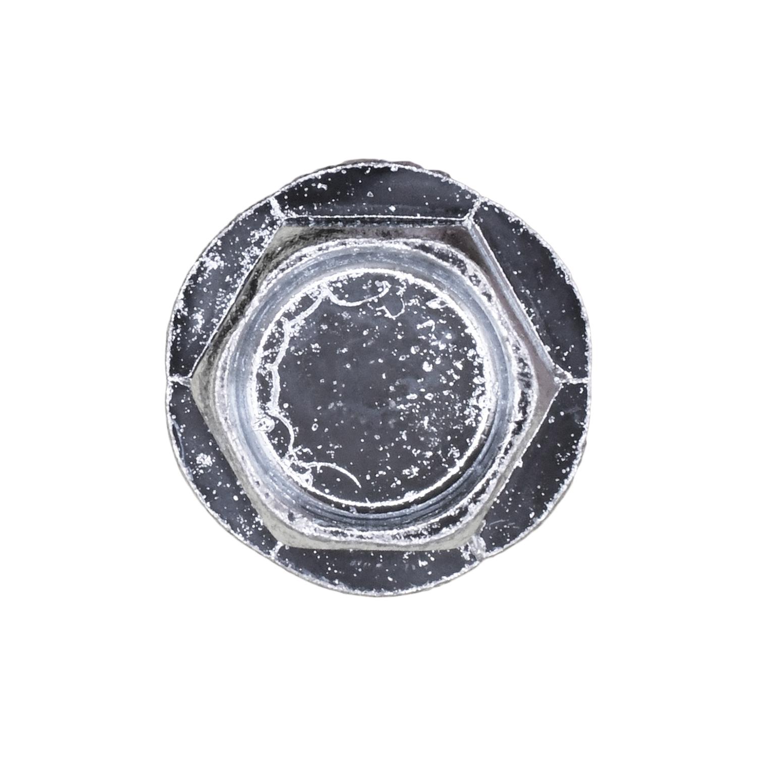 Auveco No. 11913 #12 X 1-1/2" Indented Hex Washer Head #3 Super Teks - Zinc, Quantity - 25