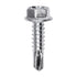 Auveco No. 11914 #14 X 1" Indented Hex Washer Head #3 Super Teks - Zinc, Quantity - 25