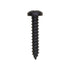 Auveco No. 11918 #6 X 3/4" Phillips Pan Head Tapping Screw - Black Oxide, Quantity - 100