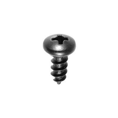 Auveco # 11921 #10 X 1/2" Phillips Pan Head Tapping Screw - Black Oxide. Qty 100.