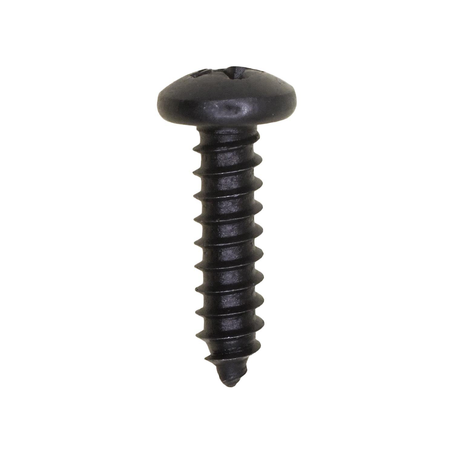 Auveco No. 11922 #10 X 3/4" Phillips Pan Head Tapping Screw - Black Oxide, Quantity - 100