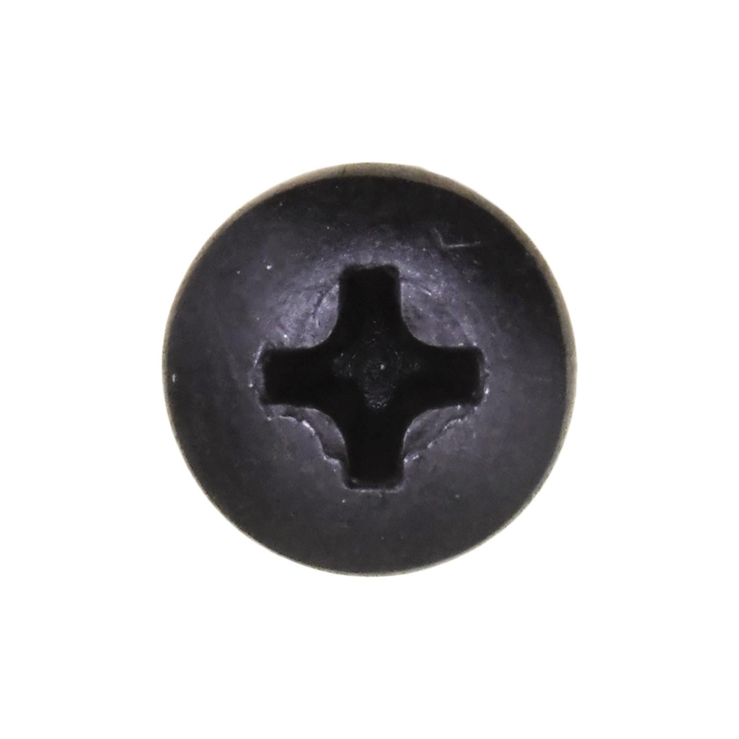 Auveco No. 11922 #10 X 3/4" Phillips Pan Head Tapping Screw - Black Oxide, Quantity - 100