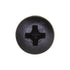 Auveco No. 11922 #10 X 3/4" Phillips Pan Head Tapping Screw - Black Oxide, Quantity - 100