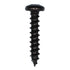 Auveco No. 11923 #10 X 1" Phillips Pan Head Tapping Screw - Black Oxide, Quantity - 50